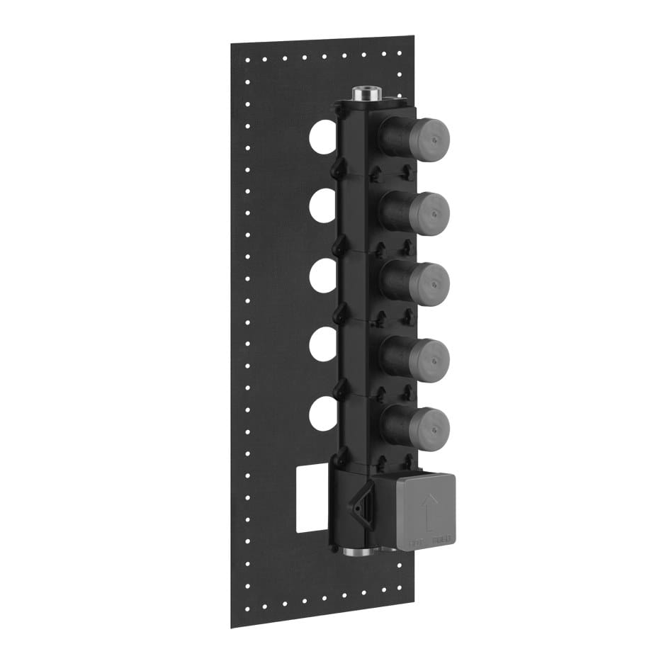 Металлический 6-луночный встраиваемый смеситель для душа Gessi Мелы316 ARCH-00067854 - Вид №1