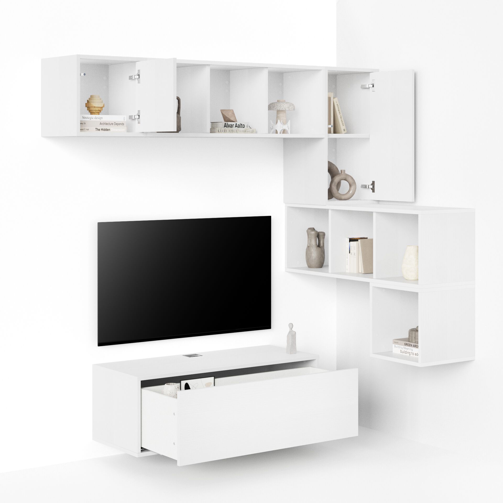 Угловая стена, установленная в меламинированной стене Mobili Fiver IACOPO ARCH-00078791 - Вид №8