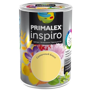 Краска для стен Primalex Inspiro матовая цвет солнечный блеск 1 л 84830948 STLM-2064289