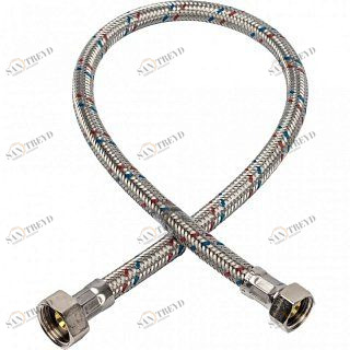 Гибкая подводка для воды ВР 1/2 х ВР 3/8 STOUT - 600 мм SHF0106081510