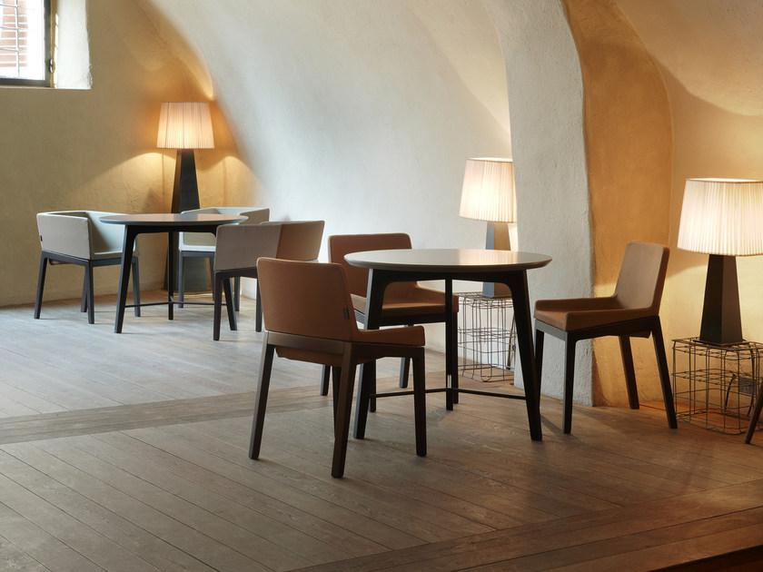 ROSSIN Мягкое деревянное кресло с подлокотниками Tonic wood sun-id-1451754 - Вид №3