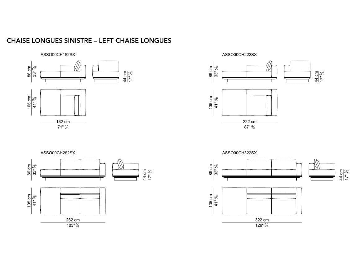 Модульный кожаный диван с отсеком для хранения i 4 Mariani ASSO ARCH-00004932 - Вид №4
