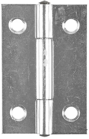 91611853 Петля полуширокая Vormann 40x32x0.9 мм оцинкованная латунный штифт 4 шт. STLM-0897855