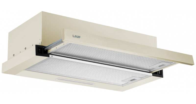 9185532 Вытяжка телескопическая LAUF LUNA 500 бежевый/бежевый STDN-0130166