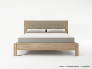 597_1260 Двуспальная кровать без ящика с тканью he Karpenter Circa17