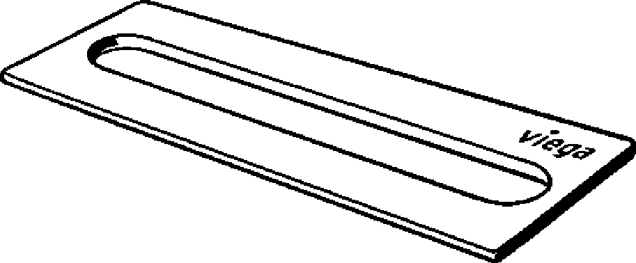 Viega Вкладка душевого лотка Advantix Cleviva 4981.5 (794 026 1))  - Вид №1