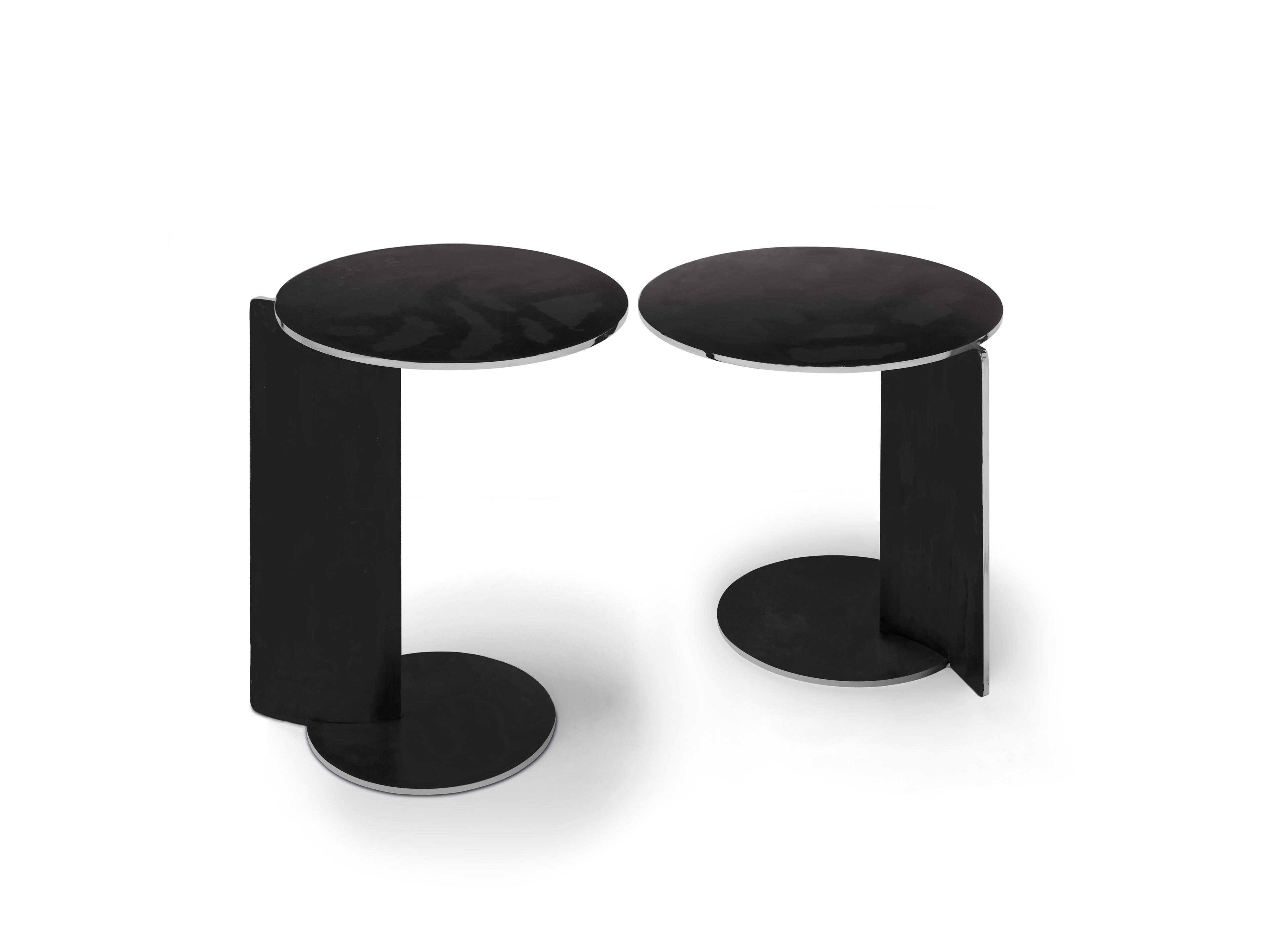 Круглый металлический журнальный столик In Stock Arketipo ARCH-00023009