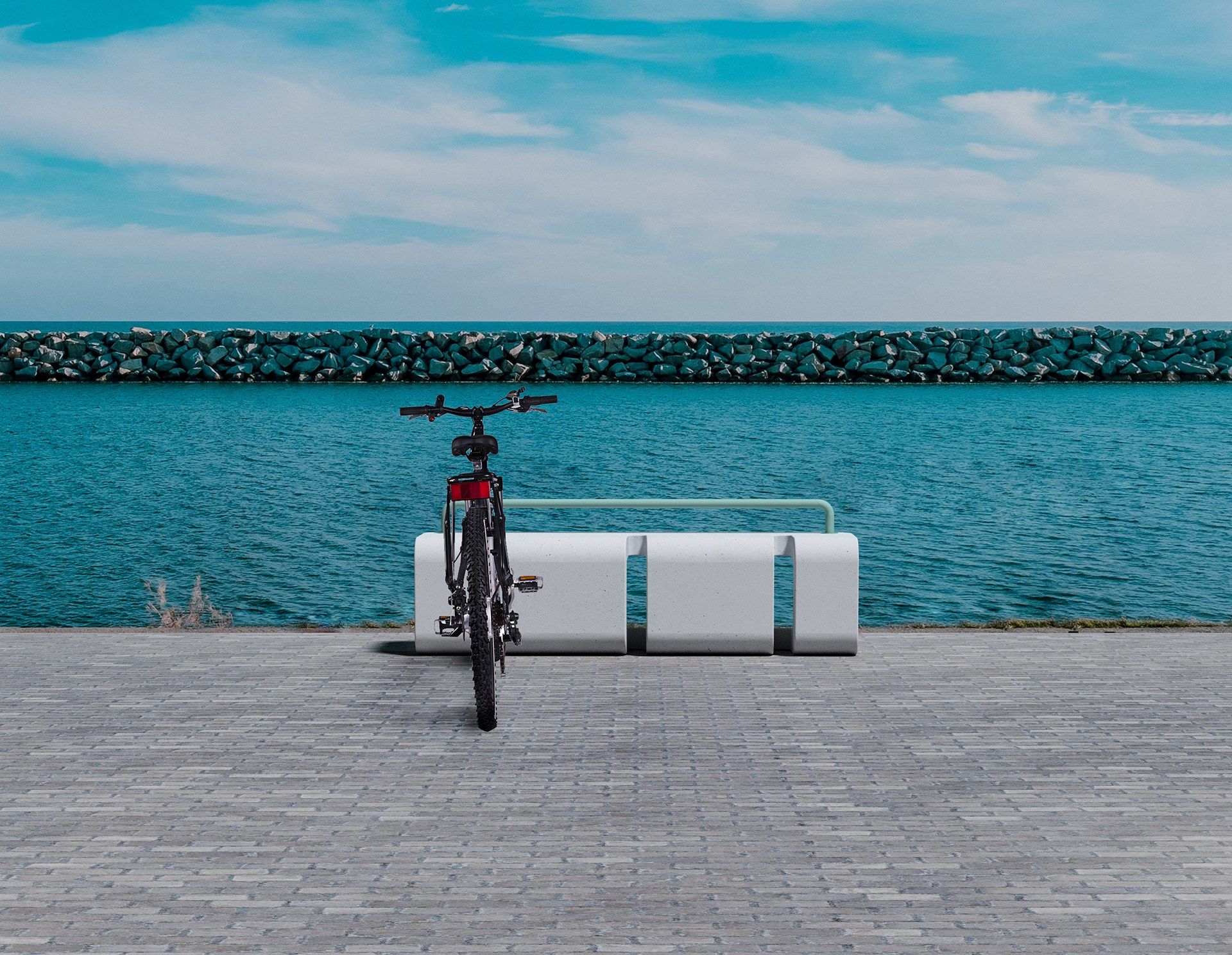 Бетонные велосипедные стойки SIT Flow ARCH-00083780 - Вид №2