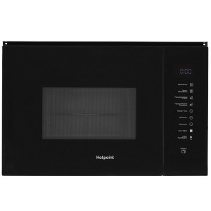9106606 Встраиваемая микроволновая печь Hotpoint MF25G BL H черный