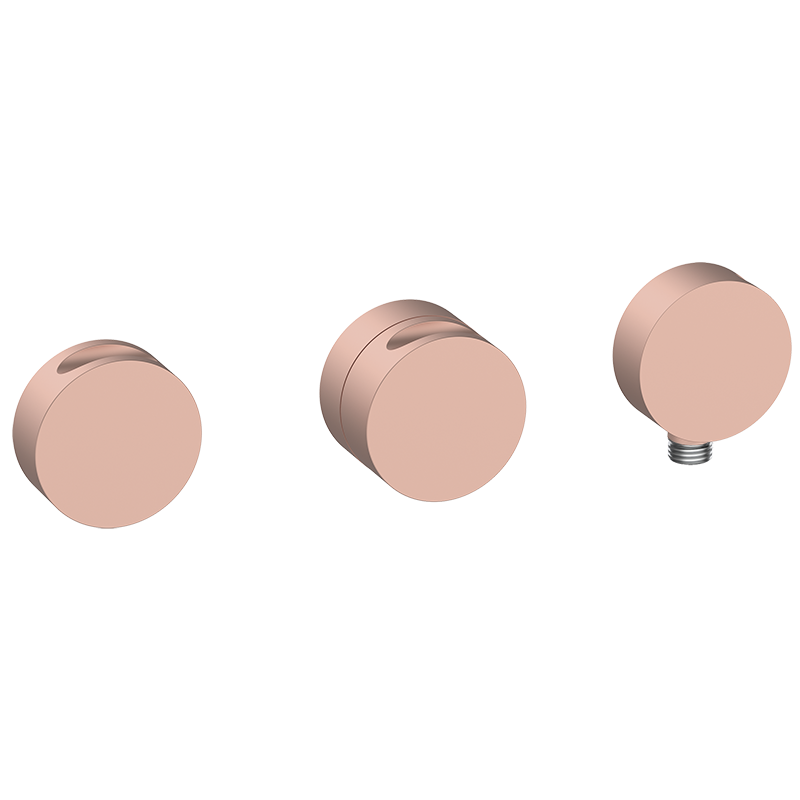 90103006 PREMIUM Розовое Термостатический 2/3 пути по горизонтали Розовое GRB MIXERS 