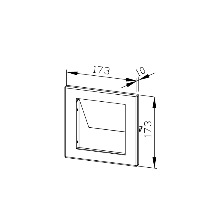 727658 Откидной люк с монтажной рамой WP130 WAGNER_EWAR A-LINE Wagner Ewar  - Вид №1