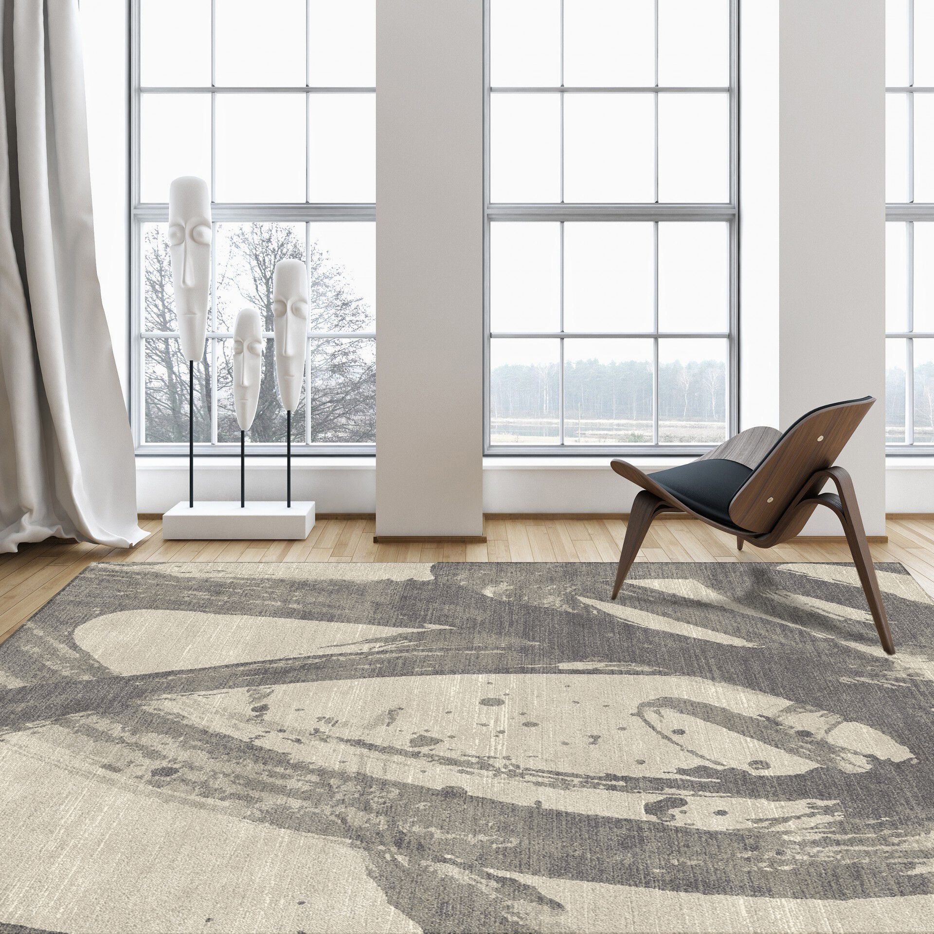 Ковер с прямоугольным рисунком Ademi Essential ARCH-00113286 - Вид №4