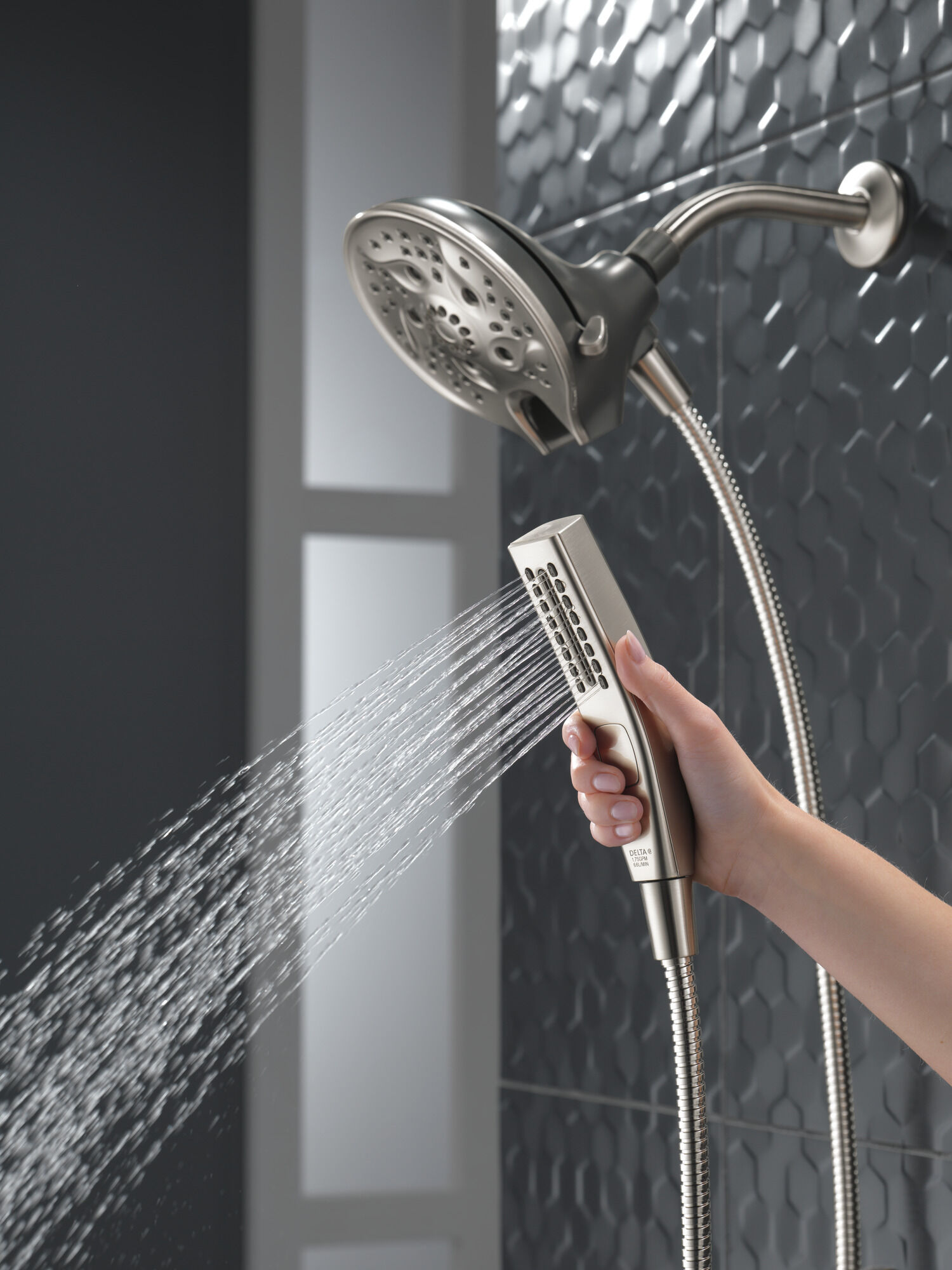 Комбинированный H2O HSSH 1,75 галлона в минуту MagnaTite 5S Delta Faucet 75510SN - Вид №10