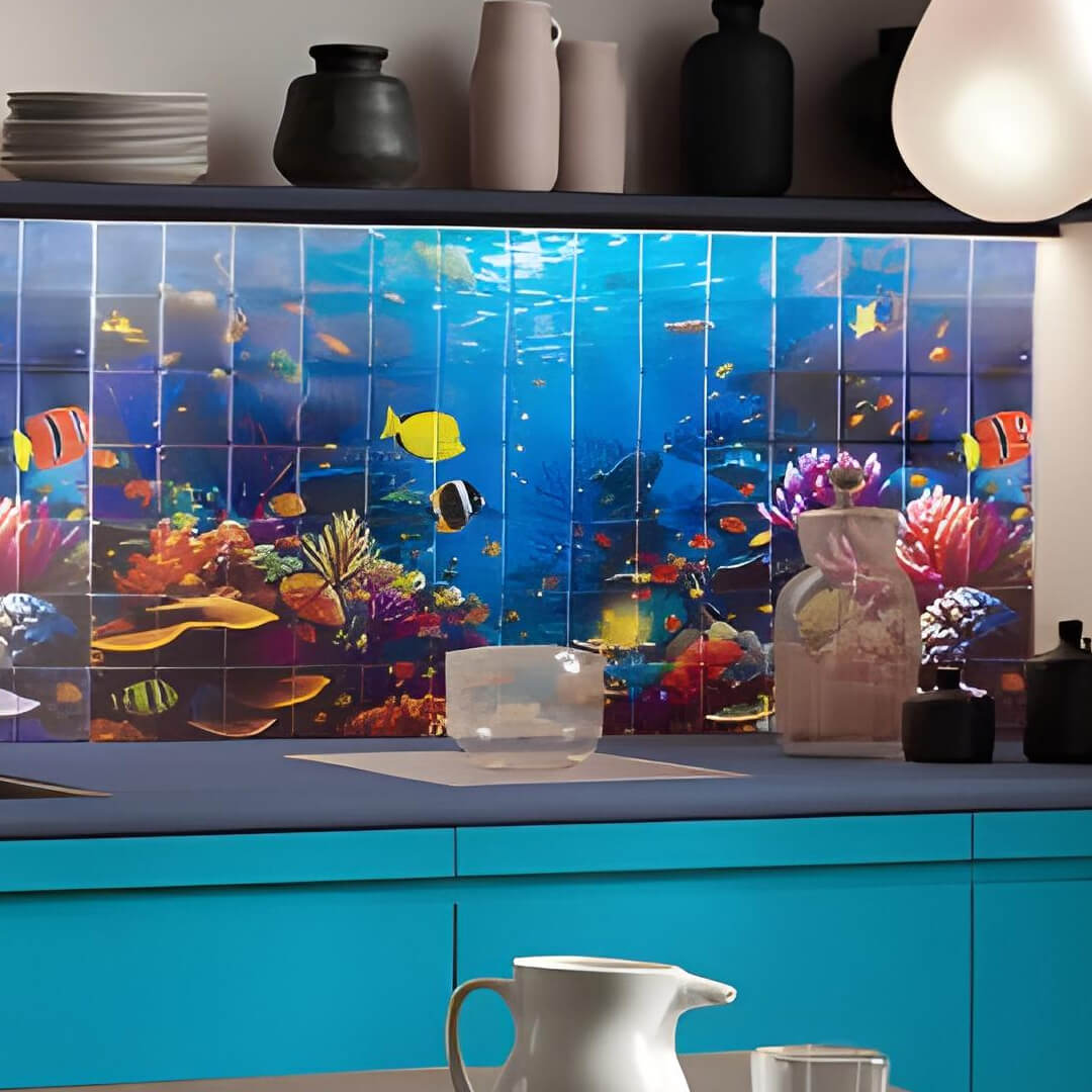 Панель ПВХ 0,2 мозаика «Подводная Одиссея» Stella STSR-731 - Вид №1