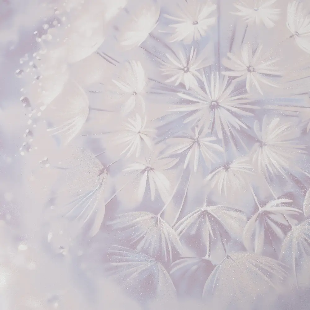 Флизелиновые обои Palitra Home Rosinka фиолетовые с растительным рисунком 89411620 STLM-1571387 - Вид №2