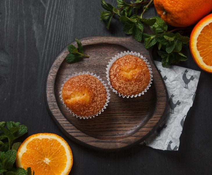 4838 Маффины безглютеновые апельсиновые Вкусляндия 