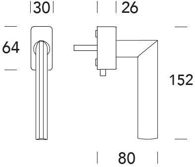 Reguitti Оконная ручка Zamak dk на розе Ixia Aj40dkq7550 - Вид №1