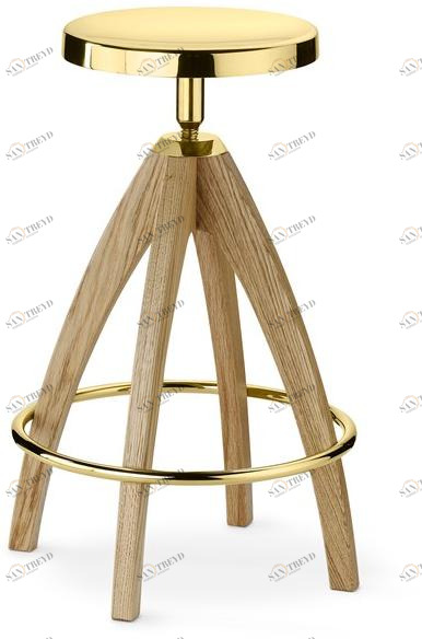 GHIDINI1961 Табурет из латуни с регулируемой высотой sun-id-1345486