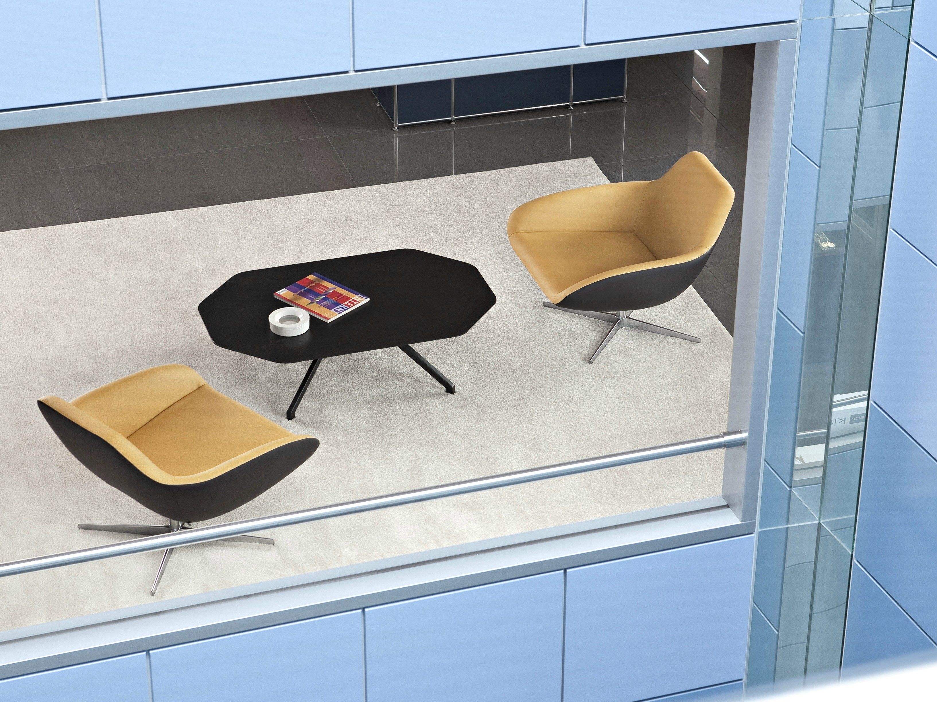 Тканевое вращающееся кресло с подлокотниками ALMA DESIGN X Big ARCH-00043633 - Вид №3