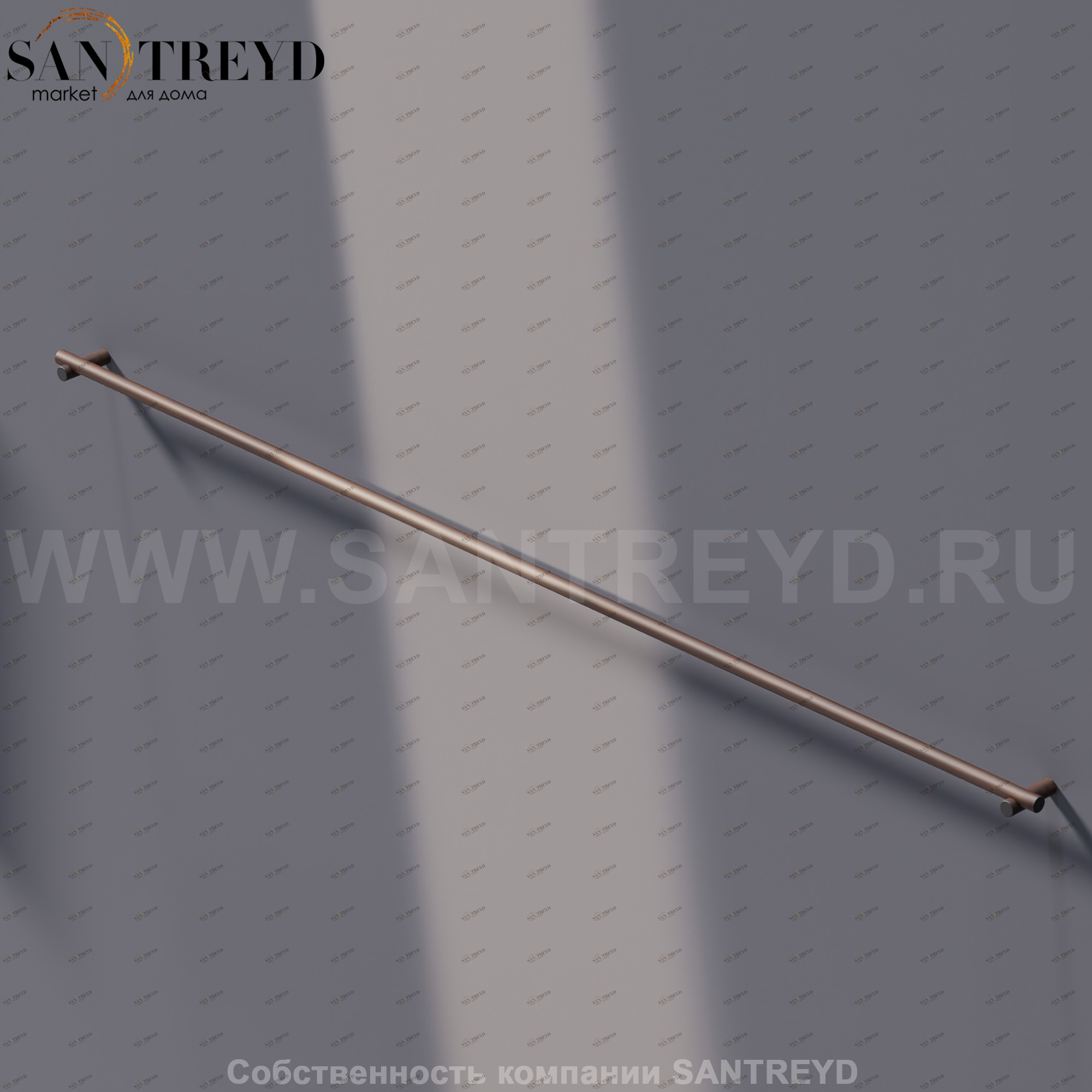 Agape DOT LINE Опорный элемент, размер: от 201 до 190 см настенный коричневый дуб ADTL3000.RU ADTL3000RU