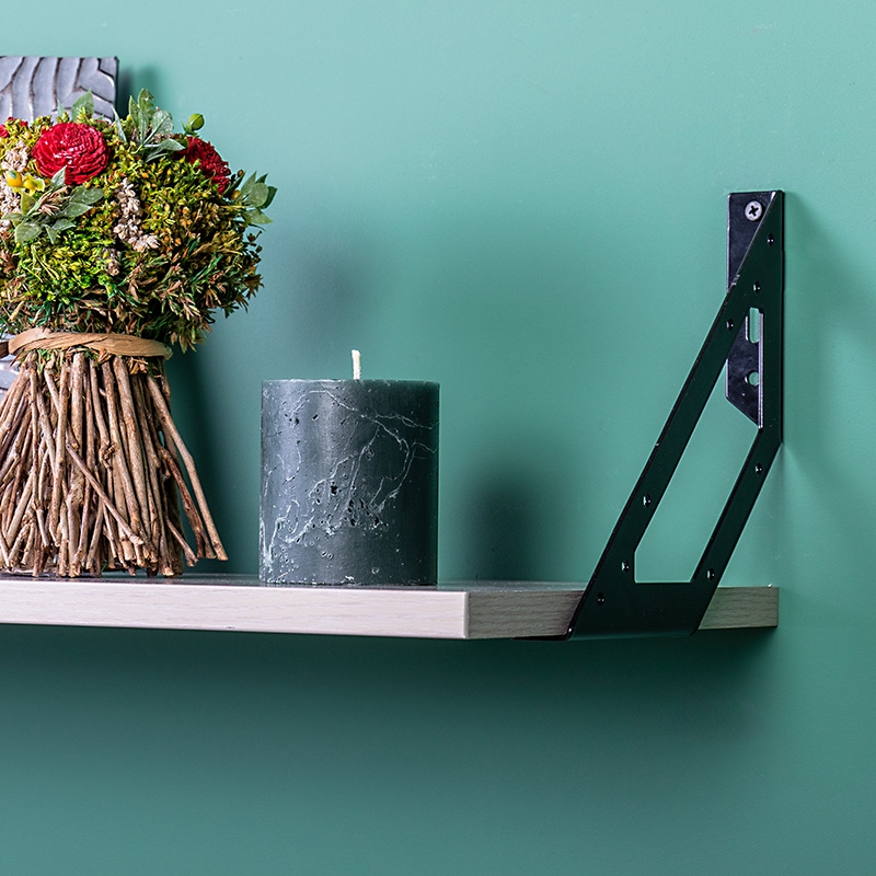 Кронштейн  Даймонд, 180x180x25 мм, черный LJPS0125 Public Steel Россия  - Вид №1