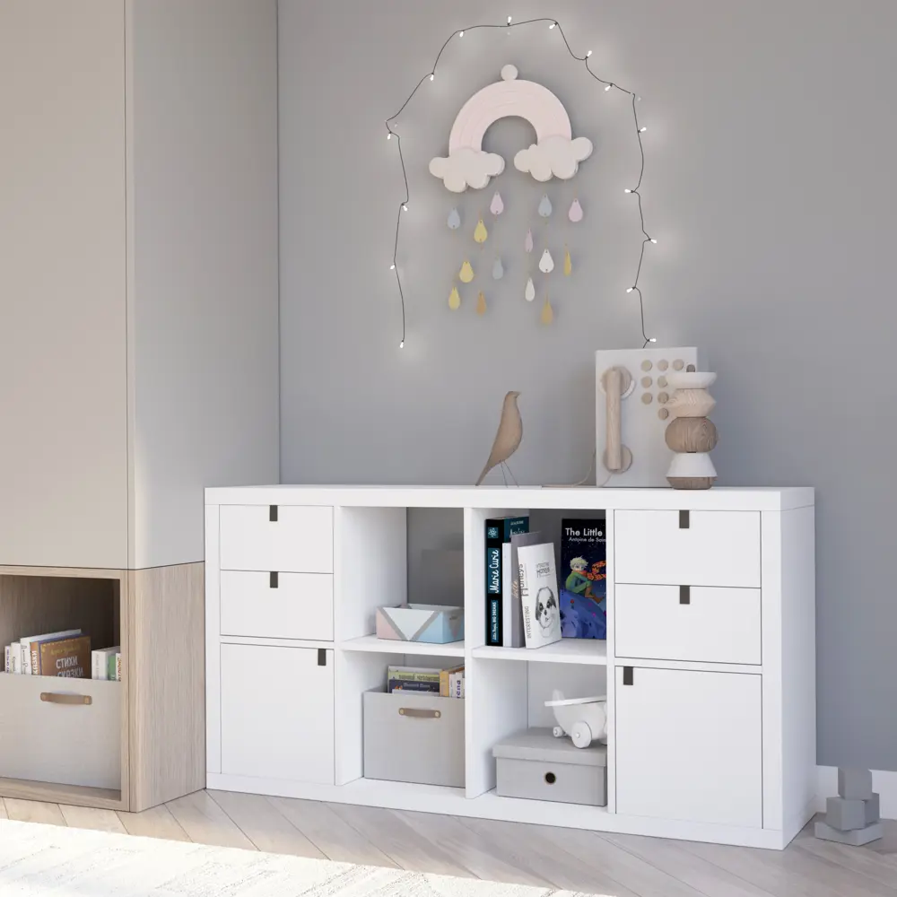 Стеллаж Konsensa Руан - 8 секций для систематизации пространства 89410093 STLM-1578403 - Вид №5