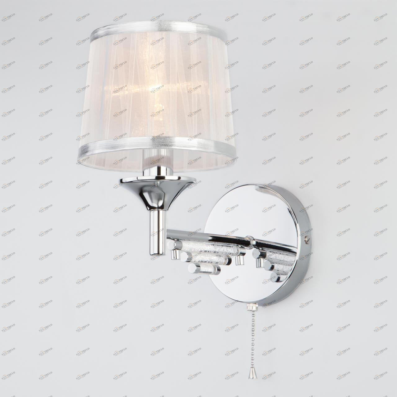 Бра настенное серебристое Eurosvet Chrome 60081/1 EUROSVET AMALFI 00-3929550 Серебро
