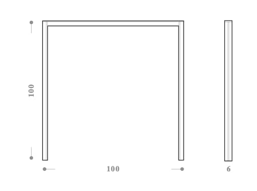 Ограждение из оцинкованной стали DIMCAR ZEN ARCH-00035153 - Вид №4