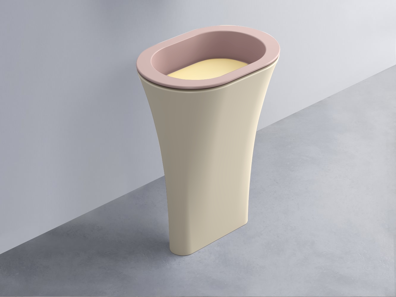 AMLA65-CP+AMPILO-CN+AMCOLO-LN Раковина Amedeo Ovale отдельностоящая cielo Enjoy + Amedeo Ceramica Cielo
