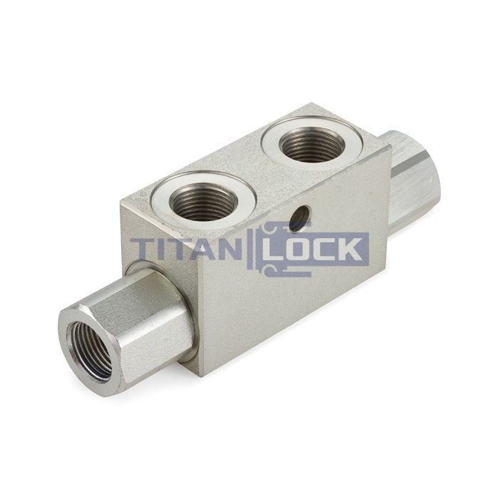 Гидрозамок односторонний, 3/4", BP/BP, сталь, TLSHL3/4FF TITAN LOCK  - Вид №1