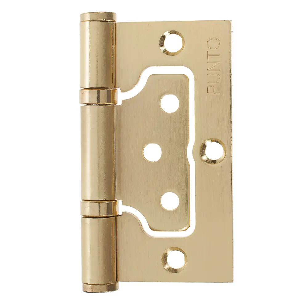 18551476 Петля без врезки Punto 200-2B/HD 75x2.5 мм цвет матовое золото STLM-0011294 Santreyd 