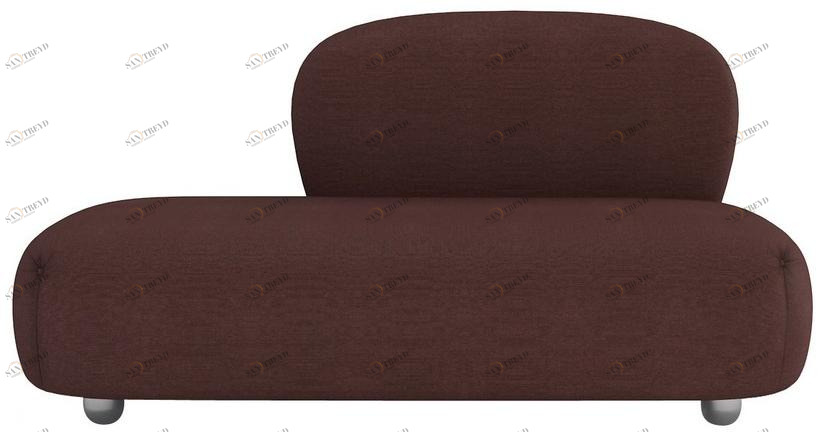 Maletti Скамья из ткани со спинкой Bohème P3212 Boheme