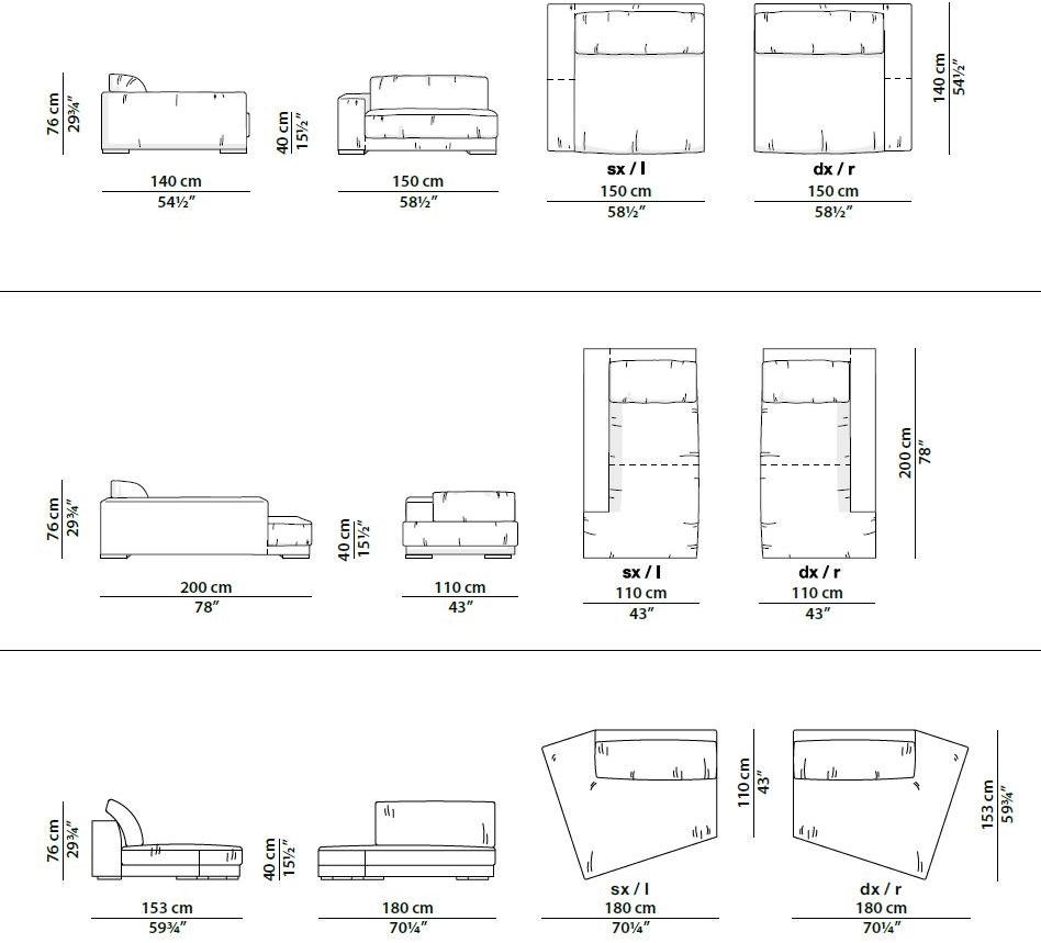 BAXTER Секционный кожаный диван Budapest sun-id-1429062 - Вид №13