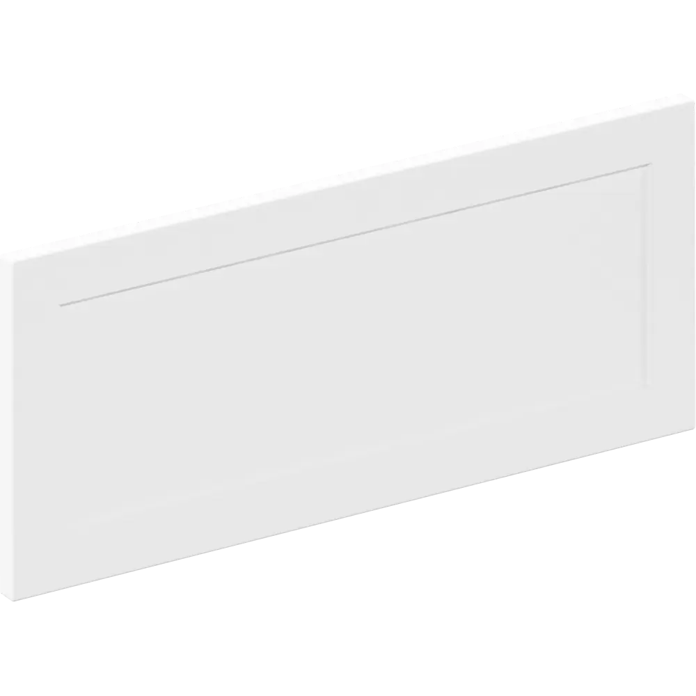 Фасад кухонный DELINIA ID Ньюпорт белый матовый с филенкой 59.7x25.3 см 82010381 STLM-0870578 - Вид №1