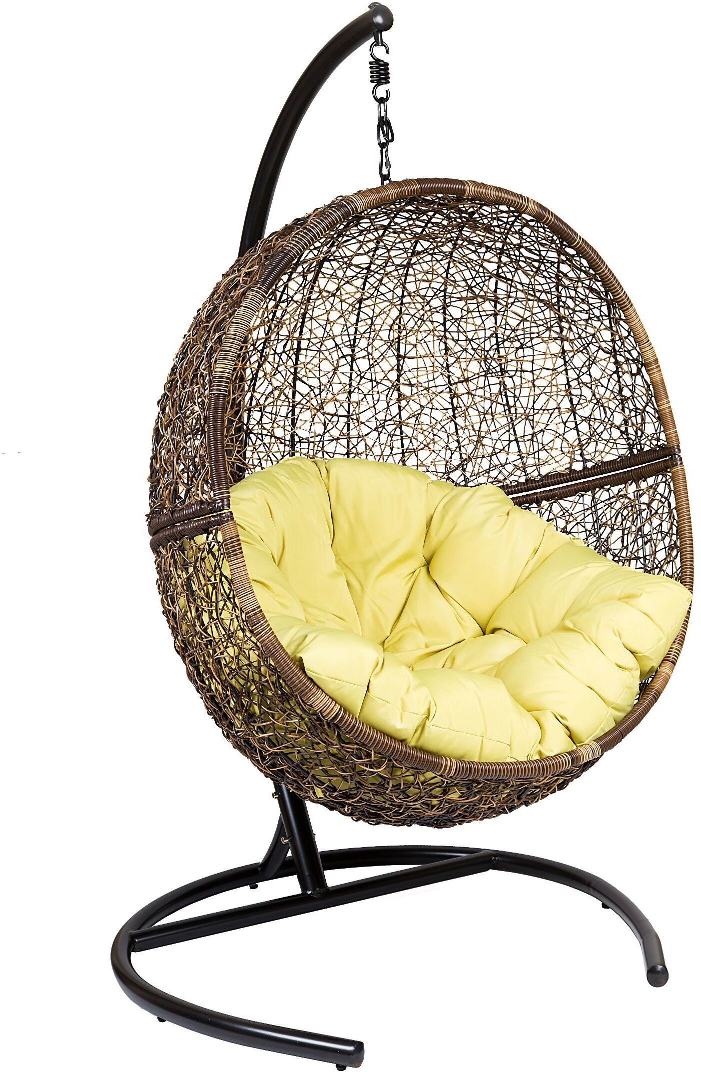 90220004 Подвесное кресло искусственный ротанг коричневый Y0068KD (C) FlyingRattan STLM-0136883 ЭКОДИЗАЙН