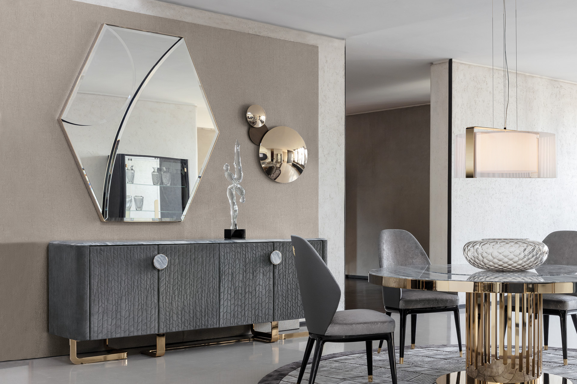 2860 Charisma металлическое зеркало - giorgio collection Декор - Вид №1