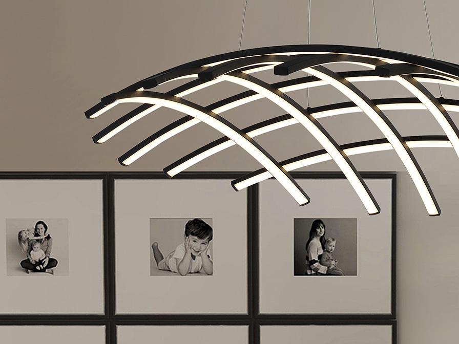 108965 Подвесной светильник 86Ø черный Schuller Trama - Вид №3