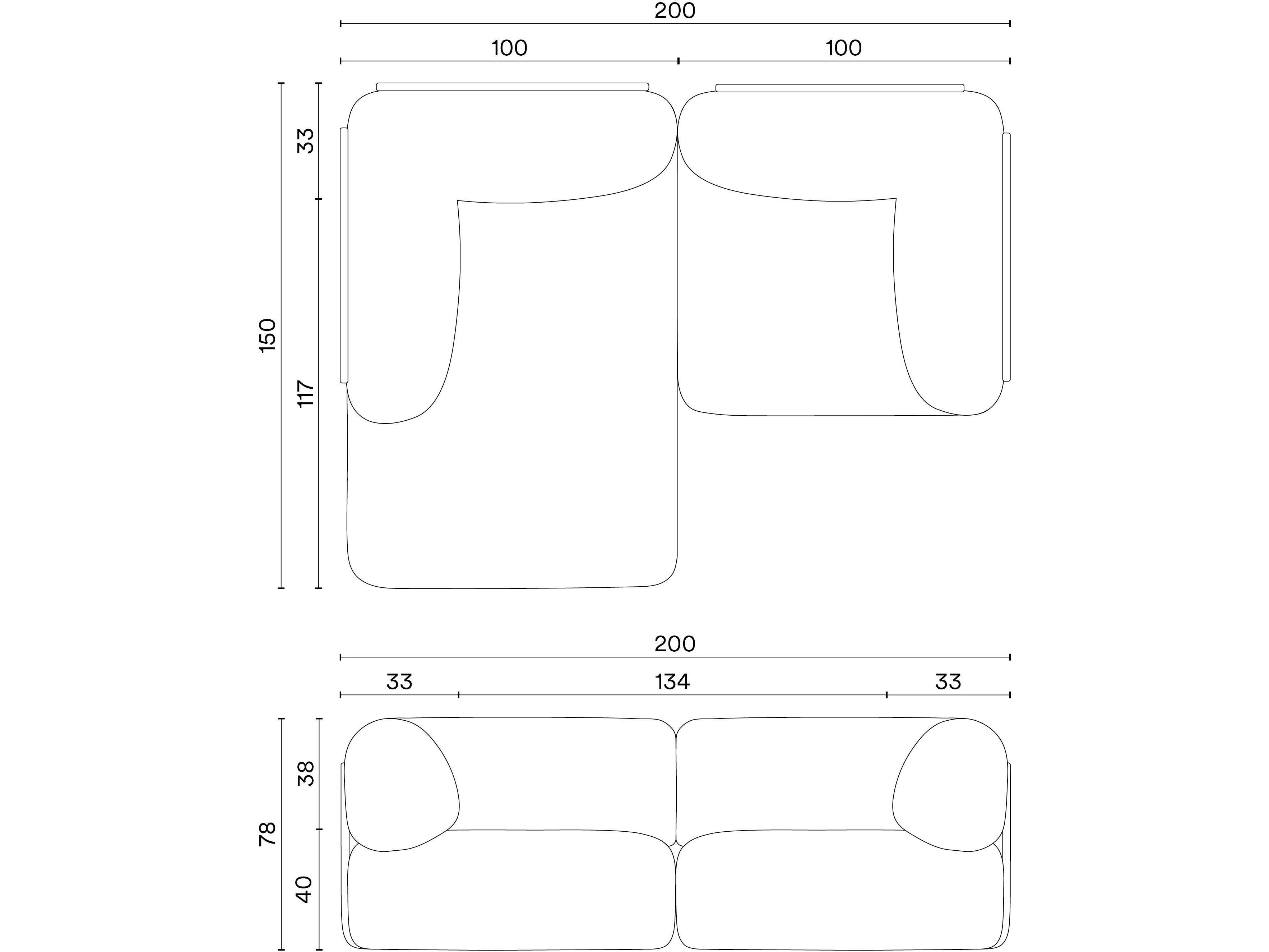 Диван шезлонг 2 места Noah Living торий ARCH-00092877 - Вид №19