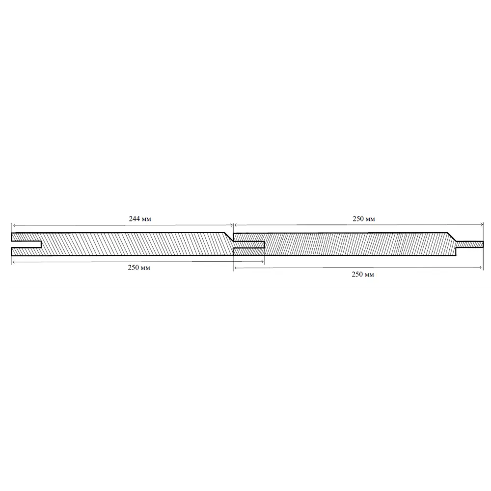 Панель МДФ 2600х250х6 мм Дуб Бельмонт 0.65 м² 82964616 STLM-2003271 DEKOR PANEL  - Вид №4