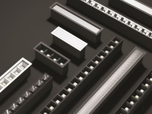 Алюминиевый потолочный линейный профиль освещения для светодиодных модулей