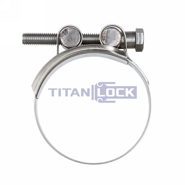Усиленный хомут (17-19 мм), оцинк. железо TL17-19RC TITAN LOCK  - Вид №2