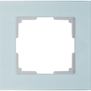 Рамка для розеток и выключателей Werkel Favorit 1 пост, цвет прозрачный