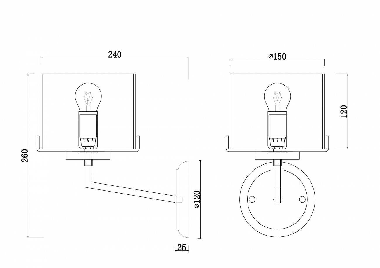 Бра настенное хром Karen FR5096WL-01CH FREYA MODERN 00-3957426 Хром - Вид №2