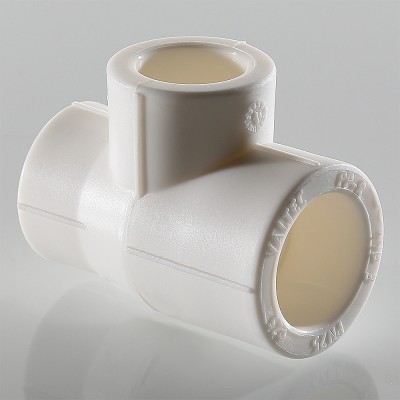 VTp.735.0.050032050 Фитинг полипропиленовый – тройник переходной Valtec 50 x 32 x 50 мм  - Вид №1