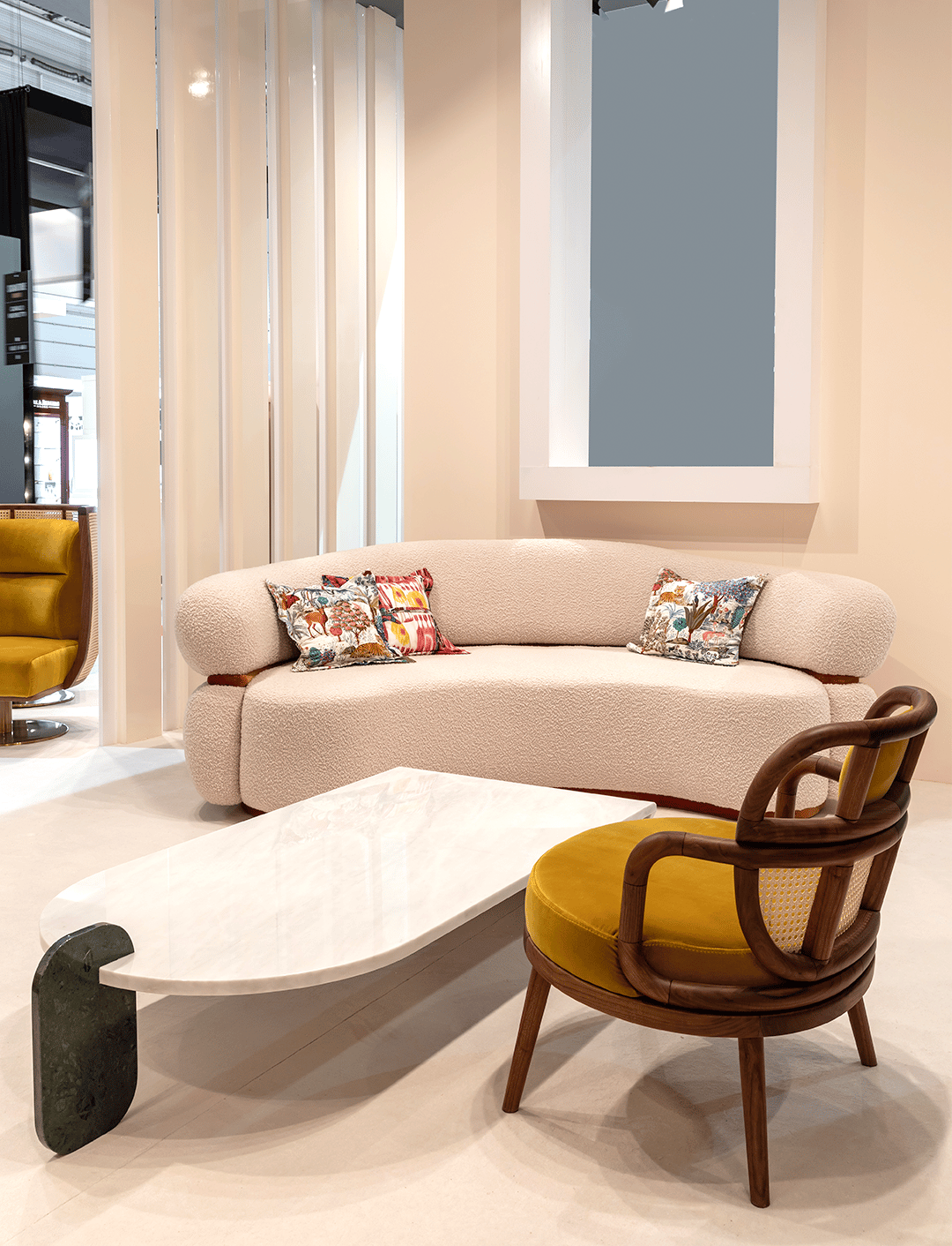 3-местный изогнутый диван DOOQ ARCH-00105897 - Вид №1