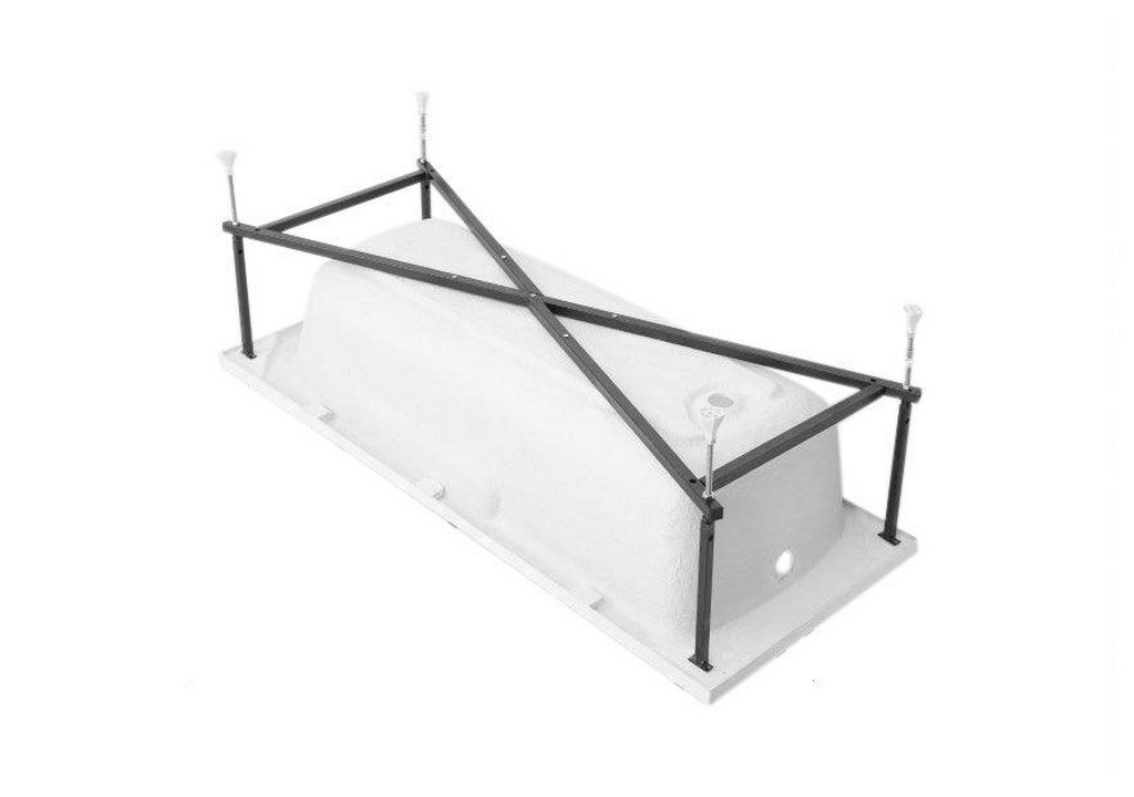 Акриловая ванна Aquanet West 160x70 (каркас + смеситель Aquanet Practic 2 AF111-63B) 002040540018795300216780 - Вид №8