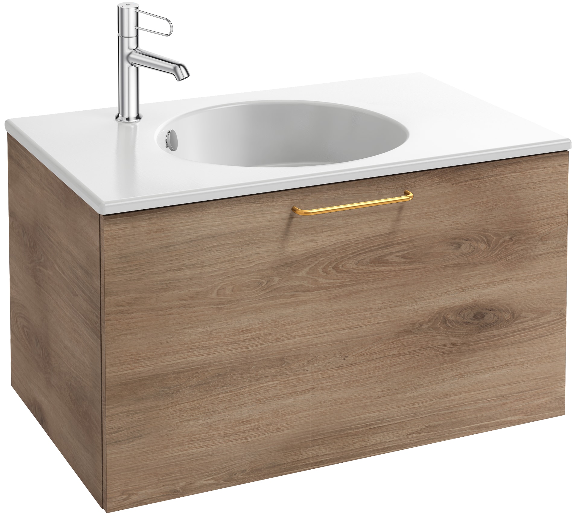 EB2511-R8-M90 Тумба под столешницу 70 см, 1 верхний ящик, золотая ручка JACOB DELAFON ODÉON RIVE GAUCHE ODEON RIVE GAUCHE