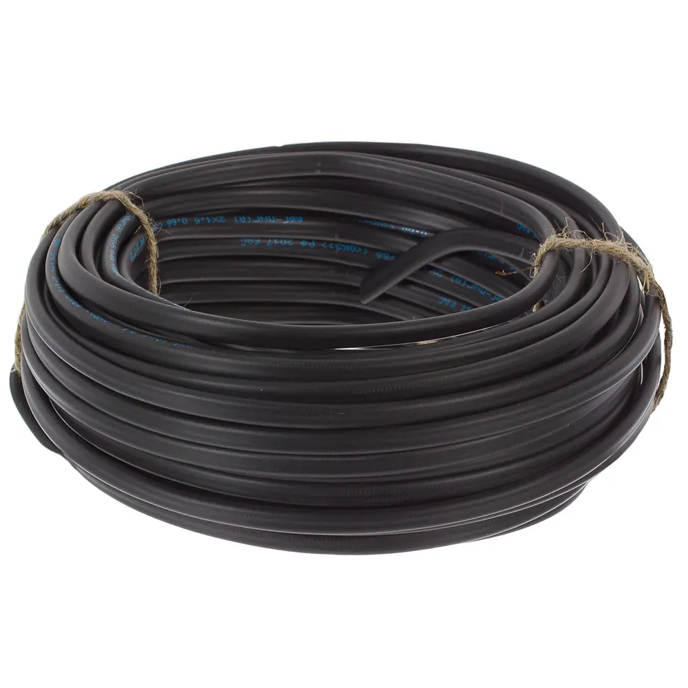 Кабель Камит ВВГпнг(A) 2x1.5 мм 20 м ГОСТ цвет черный STLM-2060927 - Вид №3