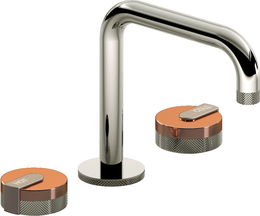 E-11511-R1RG-L1SN-PC Смеситель для умывальника на 3 отвертия GRAFF MOD+