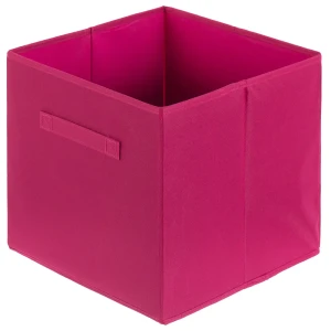 Короб Spaceo 310x310x310 мм, 29.8 л, полиэстер, цвет розовый 18387485 STLM-2061366
